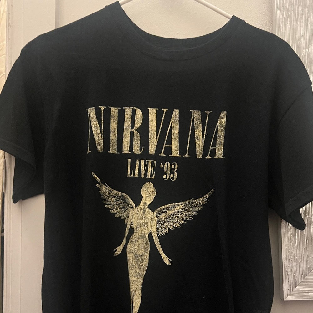 Nirvana Live '93 Black T-Shirt